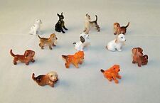 Vintage 1960's Minature Plastic Dog Charms  - Set of 12 picture