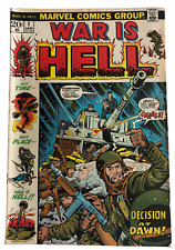 Marvel Comic #1 War Is Hell January 1972 Decision at Dawn Vintage Original picture
