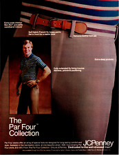 1983JC Penney The Par Four Collection Slacks Vintage Print Ad Ephemera Full Page picture