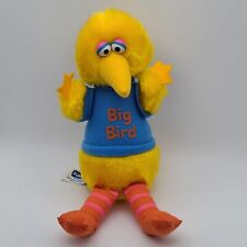 Vintage Hasbro Softies Big Bird Plush 9.5” Sesame Street Stuffed Animal Toy picture