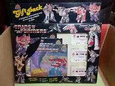 Super rare opened item Transformers cassette tape picture book gift pack picture