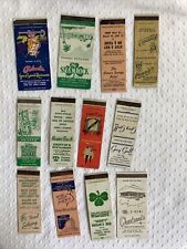 Vintage matchbook covers circa 1950s - 1960s - Florida Lot Of 12 picture