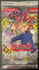 Yugioh 2004 Invasion Of Chaos 1st Edition English Booster Pack (Empty/Opened) picture