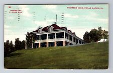 Cedar Rapids IA-Iowa, Country Club, Antique, Vintage c1909 Postcard picture