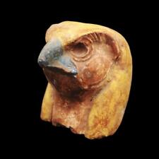 Rare Antique Egyptian STONE Falcon Horus Bust Mask Figure GOD of SKY...LARGE picture
