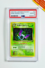 1997 Pokemon PSA 10 Dark Golbat #042 Holo Team Rocket Japanese picture