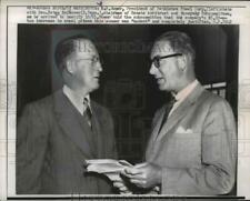1957 Press Photo A.P. Homer, Estes Kefauver @ Senate Antitrust, monopoly Hearing picture