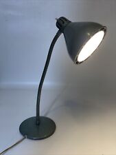 Vintage Dazor Industrial goose neck lamp Model 1069 heavy shop task light **read picture