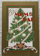 Greeting Card Cats Under Family Christmas Tree Holiday Crafter Unused  picture