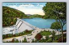 Knoxville TN-Tennessee, Norris Dam, Antique Vintage Souvenir Postcard picture