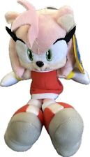 Sanei Style Japanese Amy Rose Light Pink Hair Plush Stuffed Doll 9” picture