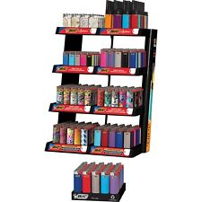 BIC lighters Empty Display 8 Tears Red Color Stand Shelve Plastic Frame Empty picture