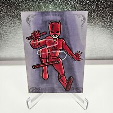 2018 Marvel Masterpieces Daredevil Sketch Card 1/1 Rare Collectible picture