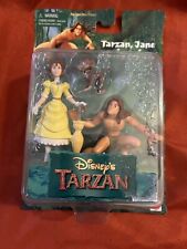 Lot of 6 1999 Mattel Disney’s Tarzan Figures Jane & Baby Baboon Clayton RARE NIB picture