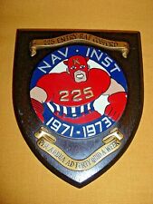 Vintage RAF Cosford 225 Entry K, NAV INST 1971-1973 Wooden Wall Plaque picture