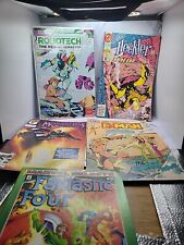 Comic Book Lot 5 Pc Fantastic Four, E-man, Midnight Son, Robotech, Heckler picture