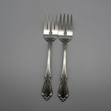 SET OF TWO - Oneida Stainless CHATEAU Serving Forks * USA picture