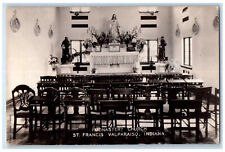 Valparaiso Indiana IN RPPC Photo Postcard Monastery Church St. Francis c1910 picture