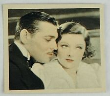 1934 Godfrey Phillips Shots From the Films #18 Clark Gable & Myrna Loy (A) picture
