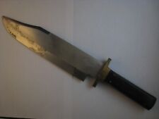 VINT. ANTIQUE LARGE BOWIE  KNIFE ... SOLID, 15 3/8'' O.A.L., 2'' WIDE BLADE, #02 picture