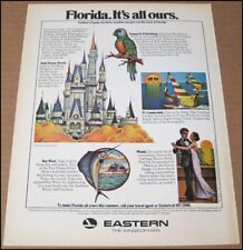 1977 Eastern Airlines Print Ad Advert Florida Walt Disney World Miami Key West picture
