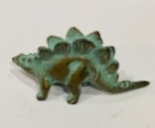 VINTAGE 1940'S SRG (SELL RITE GIFTS) STEGOSAURUS BRONZE PATINA DINOSAUR FIGURE picture
