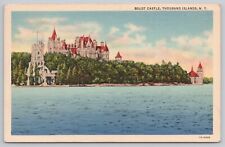 Postcard Boldt Castle, Thousand Islands, New York Vintage PM 1940 picture
