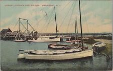 Upper Landing and Bridge, Barnegat New Jersey 1914 Postcard picture