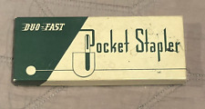 Vintage Pocket Stapler BOX ONLY Duo Fast Packaging Desktop Prop C1 picture