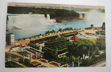 Vint. Color P/C- Canada- Amer. & Canadian Falls fr. Oakes Garden, Niagara Falls picture