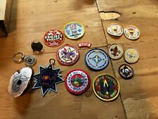 Large Lot Of Vintage Boy Scouts Of America Patches And Neckerchief Slides picture