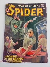 The Spider Pulp Magazine June 1940 Menace GGA Decapitation Cover picture
