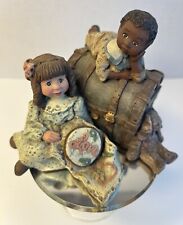 Vintage  Sarah’s Attic Love Starts With Children Figurine 1992 Signed Friendship picture