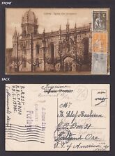 PORTUGAL, Vintage postcard, Lisbon, Jeronimos Monastery picture