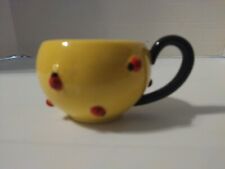 Vintage Rare Department 56 Ladybug Tea Coffee Cup Replacement picture