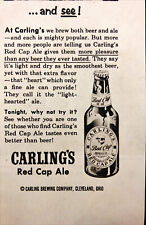 1954 Carling's Red Cap Ale Vintage Print Ad Better than Beer? picture