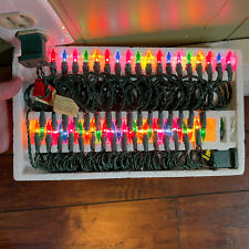 VTG Noma Multi Color Christmas Lights 50 Mini Extra Brites 24’ New in Box Work picture
