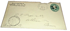 APRIL 1897 LACKAWANNA DL&W SCRANTON & NORTHUMBERLAND RPO HANDLED ENVELOPE picture
