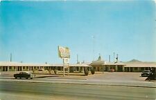 Lordsburg New Mexico~Sea Shell Motel~Best Western~1950s Cars~Postcard picture