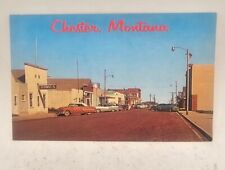 VTG Ephemera Postcard Unposted State Street View Chester Montana  picture