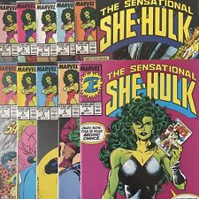Sensational She-Hulk #1 2 3 4 5 6 7 8 9 & 10 (Marvel 1989) Lot Of 10 Comics picture