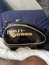 Harley Davidson Large HOG Piggy Bank Gas Tank Chrome Cap Gold Logo 2002 picture