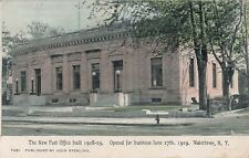 Vintage Postcard 1909 Watertown NY New Post Office John Sterling Photo picture