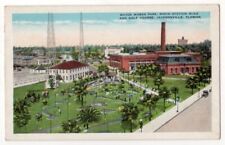 Jacksonville Florida c1920's Water Works Park, Radio Station WJAX, Golf Course picture