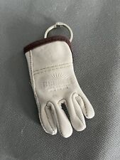 Vintage Miniature Becker Work Glove Keychain Leather picture