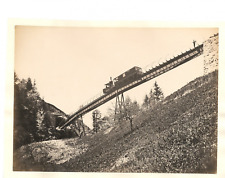 Switzerland, Rigi Bahn Vintage Albumen Print.  18x24 Albumin Print Circa 18 picture