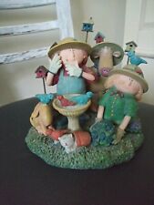 Sue Dreamer Lang and Wise Collectibles Birdbath 1998 picture