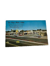 Albuquerque, NM New Mexico 1966 Postcard, De Anza Motor Lodge Motel, Highway 66 picture