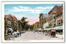 c1920 Main Street Looking North Classic Cars Herkimer New York Unposted Postcard picture