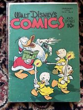 WALT DISNEY'S COMICS & STORIES #64 (DELL Vol 6 #4, 1946) VG Pinocchio story picture